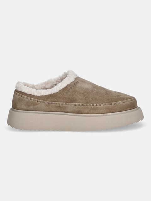 Inuikii kapcie zamszowe Classic Micro kolor beżowy 1014.026.0021.250 - zdjęcie produktu nr 2