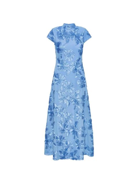 ROTATE BIRGER CHRISTENSEN floral maxi dress - Blue - zdjęcie produktu nr 1