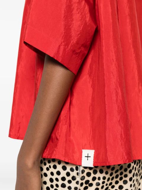 Jil Sander button-up short-sleeve shirt - Red