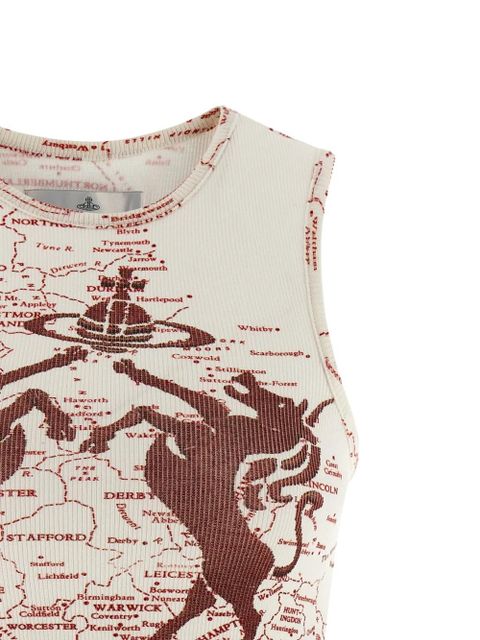 Vivienne Westwood Horses 90s tank top - White