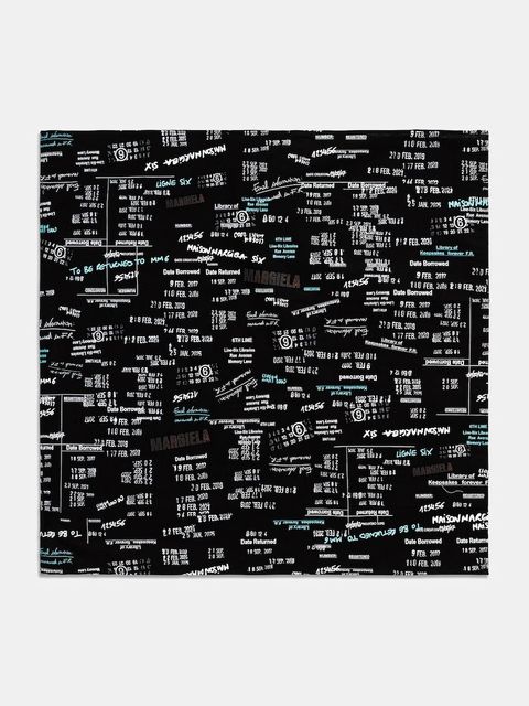 MM6 Maison Margiela apaszka bawełniana - zdjęcie produktu nr 2