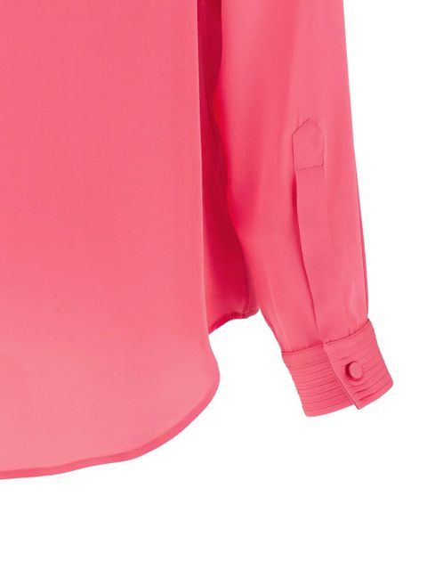 TOM FORD pleated silk shirt - Pink