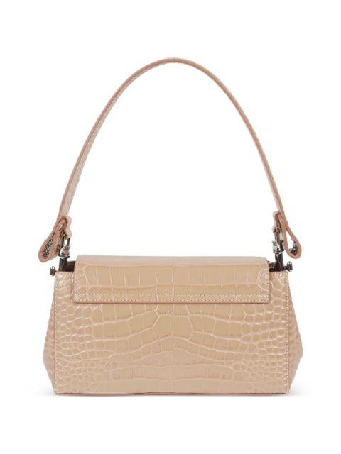 Vivienne Westwood Orb plaque croc-effect shoulder bag - Neutrals - zdjęcie produktu nr 2