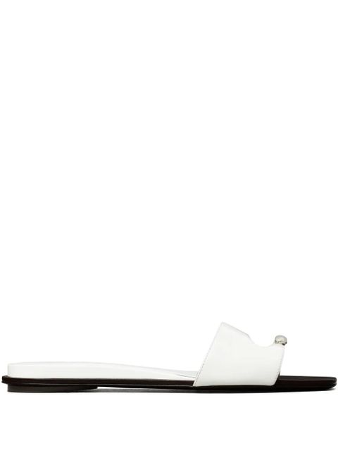 Tory Burch Pierced slides - White - zdjęcie produktu nr 1