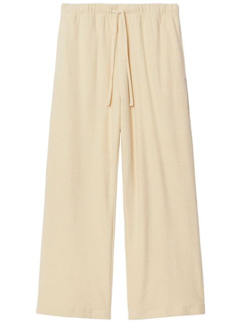 Burberry straight-leg cotton trousers - Neutrals - zdjęcie produktu nr 2