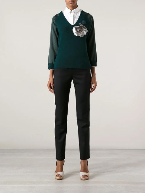 Golden Goose embellished pullover - Green - zdjęcie produktu nr 2