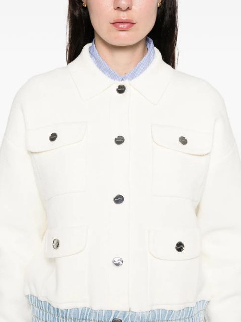 SANDRO long-sleeve cardigan - Neutrals