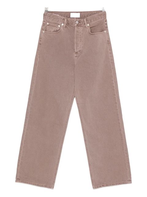 AGOLDE five-pocket trousers - Brown