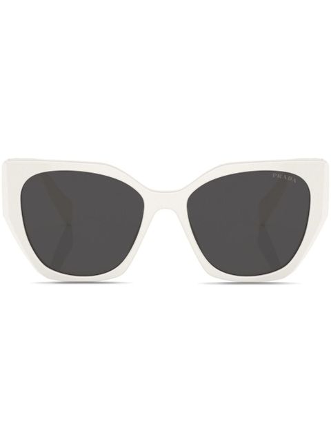 Prada Eyewear Prada PR 19ZS overvsize frame sunglasses - White - zdjęcie produktu nr 1