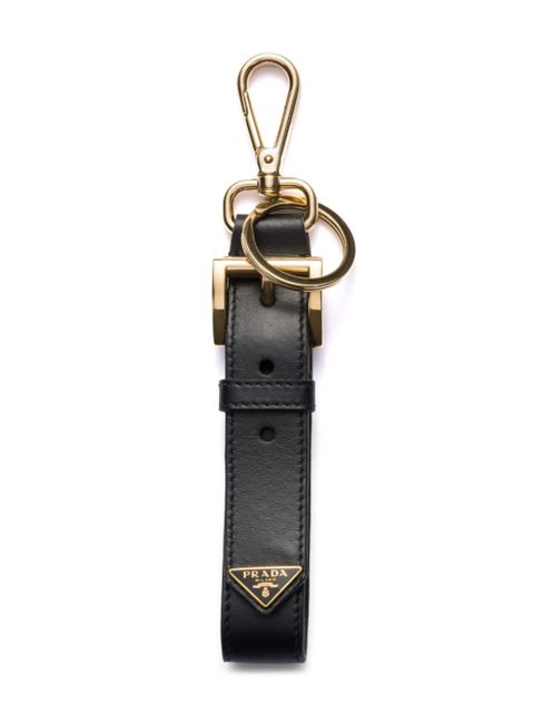 Prada leather keyring - Black - zdjęcie produktu nr 1
