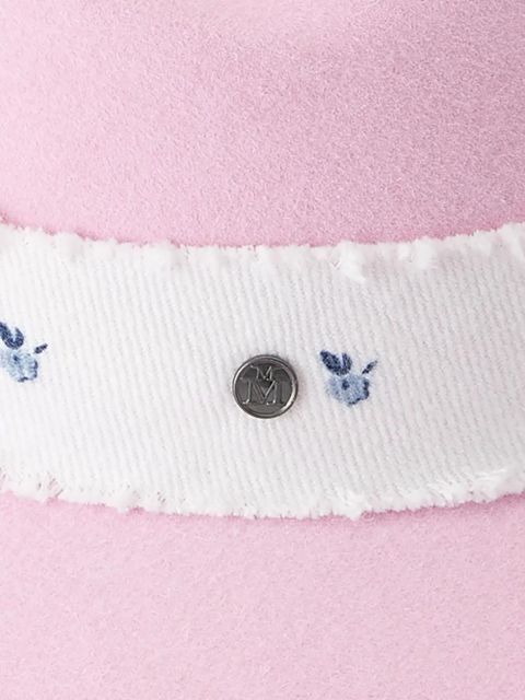 Maison Michel Virginie felt fedora hat - Pink - zdjęcie produktu nr 2