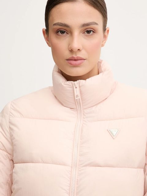 Guess kurtka NEW CLAUDIA damska kolor czarny zimowa V4YL03 WFUD0