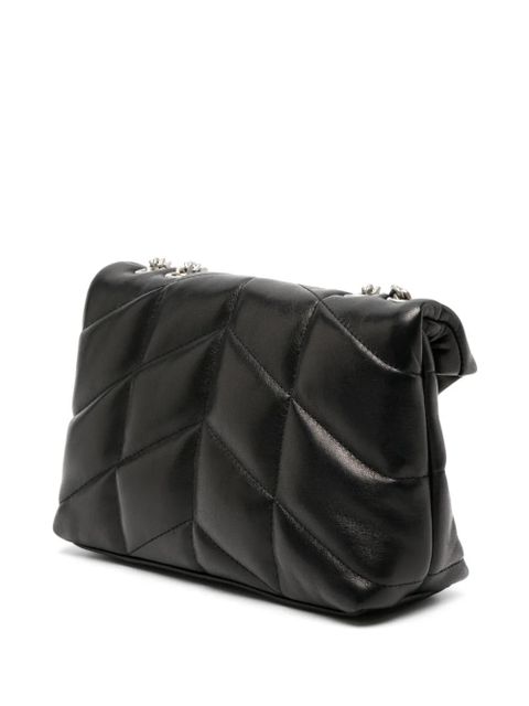 Saint Laurent quilted leather shoulder bag - Black