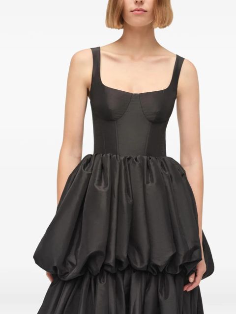 Simkhai Tabitha tiered ballgown maxi dress - Black