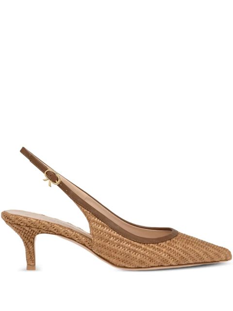 Gianvito Rossi Minorca pointed pumps - Brown - zdjęcie produktu nr 1
