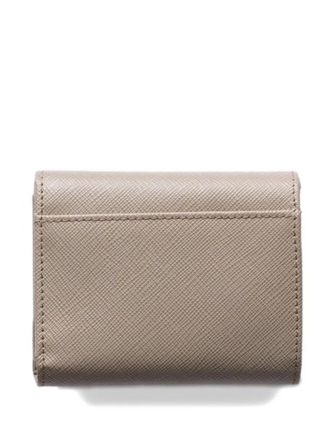 Prada triangle-logo saffiano leather wallet - Neutrals - zdjęcie produktu nr 2