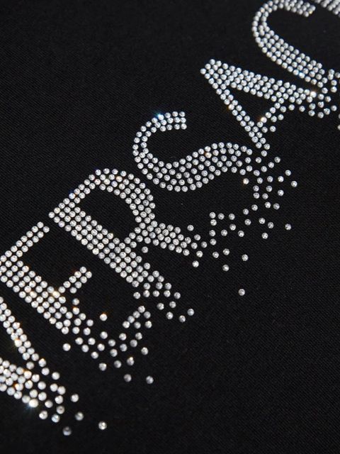 Versace crystal-embellished T-shirt - Black