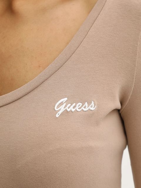 Guess body ALBA kolor beżowy V5BP09 KCBF1