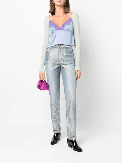 Diesel high-rise slim-fit jeans - Blue - zdjęcie produktu nr 2