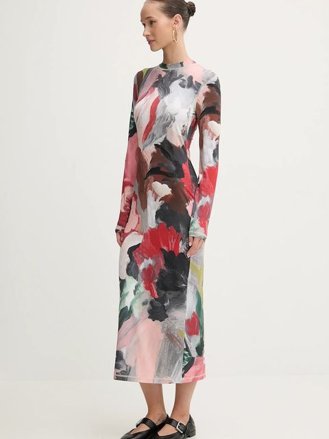 Stine Goya sukienka kolor multicolor midi dopasowana SG-PS26-D074-2244 - zdjęcie produktu nr 2