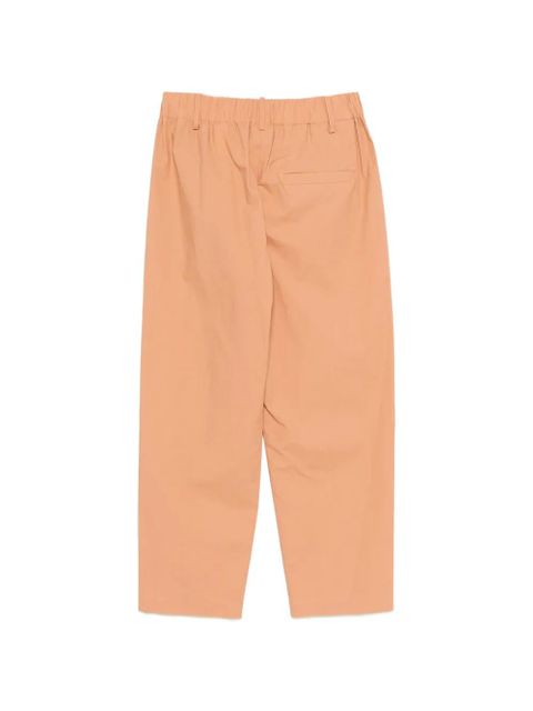 Alysi elasticated straight trousers - Orange - zdjęcie produktu nr 2