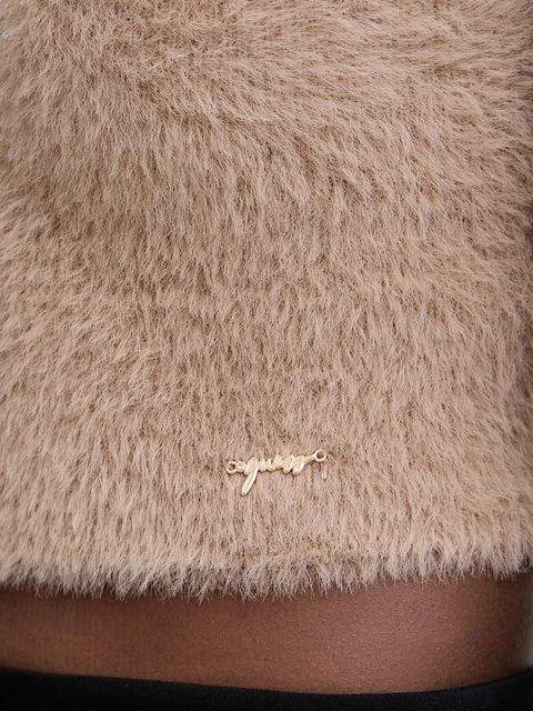 Guess top HAILEY kolor beżowy O5BR01 Z1282