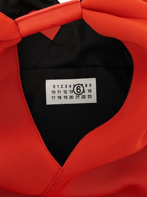 MM6 Maison Margiela Japanese pleated origami triangle tote bag - Red