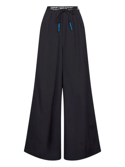 Off-White logo-band trousers - Black - zdjęcie produktu nr 1