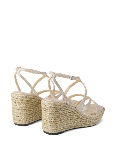 Jimmy Choo 85mm Ayla espadrilles - Neutrals
