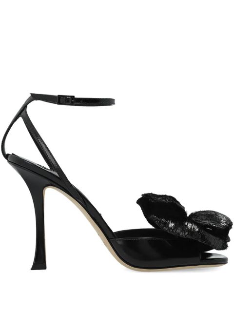 Jimmy Choo Mimmi flower-detail heels - Black - zdjęcie produktu nr 1