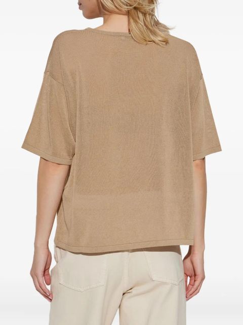 Max Mara short-sleeved T-shirt - Neutrals