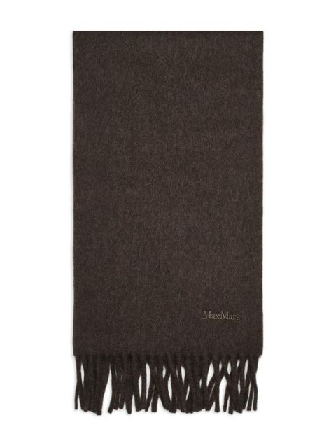 Max Mara Scilli fringed scarf - Brown - zdjęcie produktu nr 1