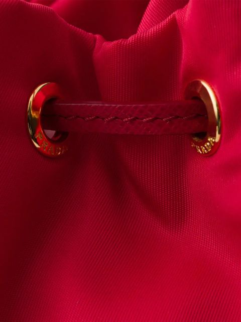 Prada Duet Re-Nylon bucket bag - Red