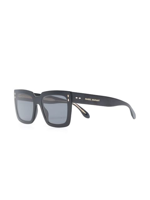 Isabel Marant Eyewear square-frame tinted sunglasses - Black - zdjęcie produktu nr 2