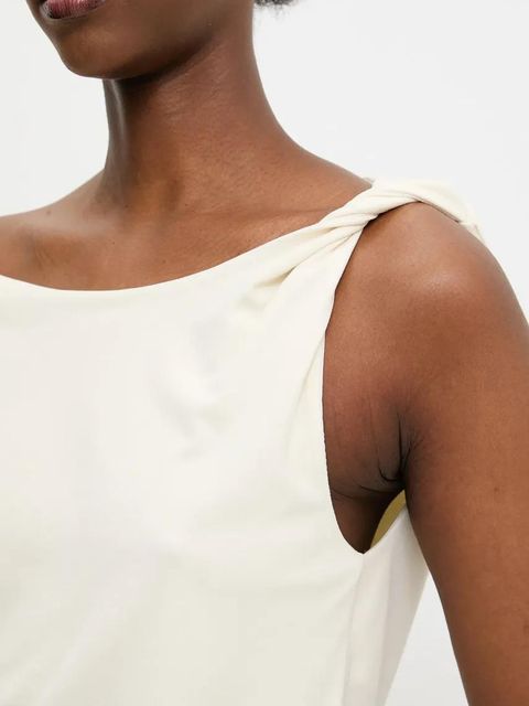 Answear.LAB bluzka damska kolor beżowy gładka