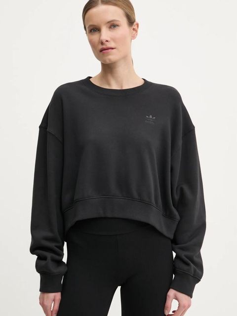 adidas Originals bluza bawełniana Nelson damska kolor czarny z nadrukiem JC8335 - zdjęcie produktu nr 1