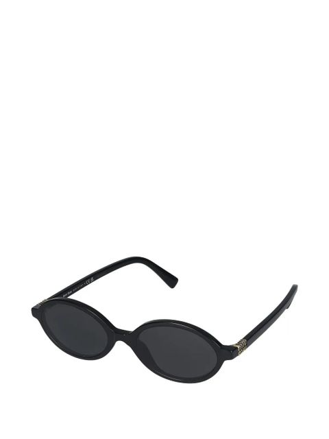 Miu Miu oval-frame sunglasses - Black - zdjęcie produktu nr 2