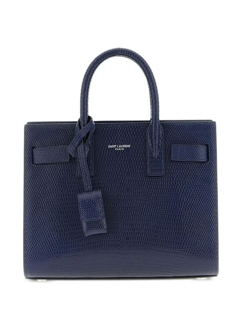 Saint Laurent Sac de Jour Nano leather tote bag - Blue - zdjęcie produktu nr 1