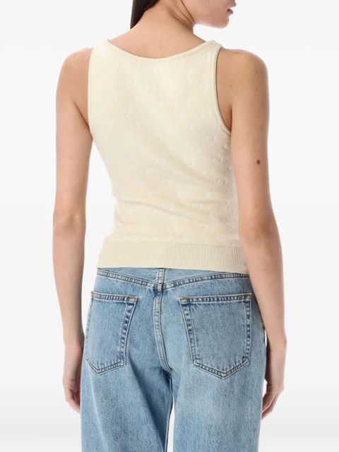 Marine Serre Moon knitted top - Neutrals - zdjęcie produktu nr 2