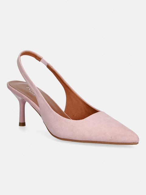 Jonak szpilki z odkrytą piętą zamszowe DIAMANTINE VELOURS - zdjęcie produktu nr 2