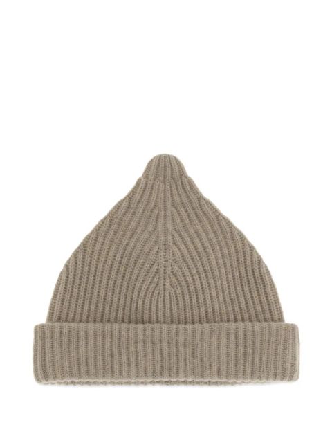 Loro Piana Jupiter ribbed cashmere beanie hat - Neutrals - zdjęcie produktu nr 1