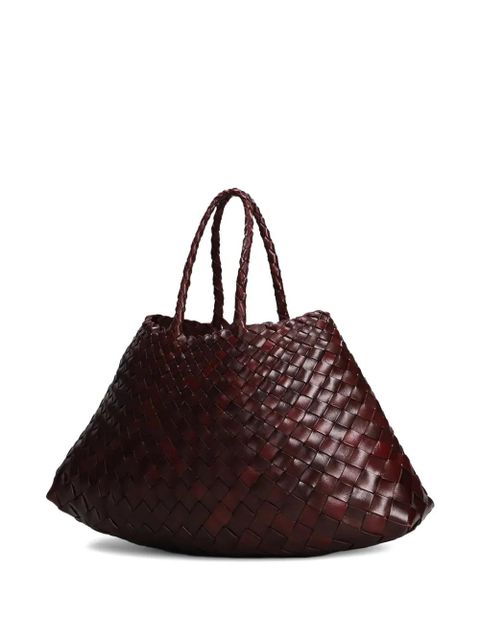 DRAGON DIFFUSION small Santa Croce tote bag - Brown - zdjęcie produktu nr 2