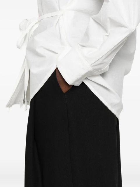 Eleh stretch-design pants - Black