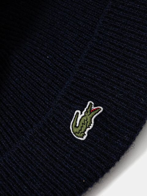 Lacoste czapka i szalik wełniany