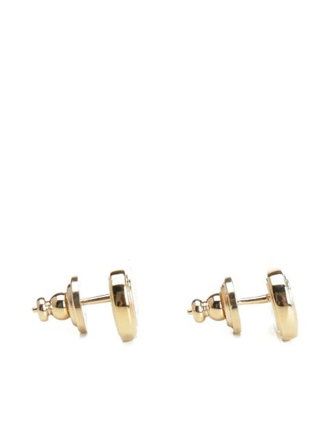 Valentino Garavani Ovalette V-signature earrings - Gold - zdjęcie produktu nr 2