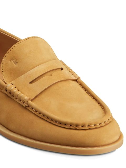 Tod's penny-strap driving loafers - Neutrals