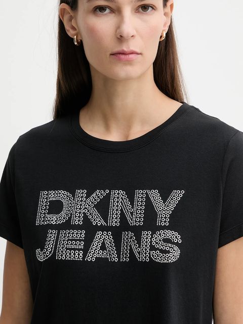 Dkny t-shirt damski kolor czarny DJ6T1692