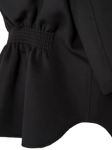 FENDI polo-collar coat - Black - zdjęcie produktu nr 2