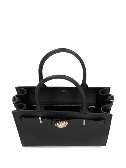Versace Medusa leather tote bag - Black