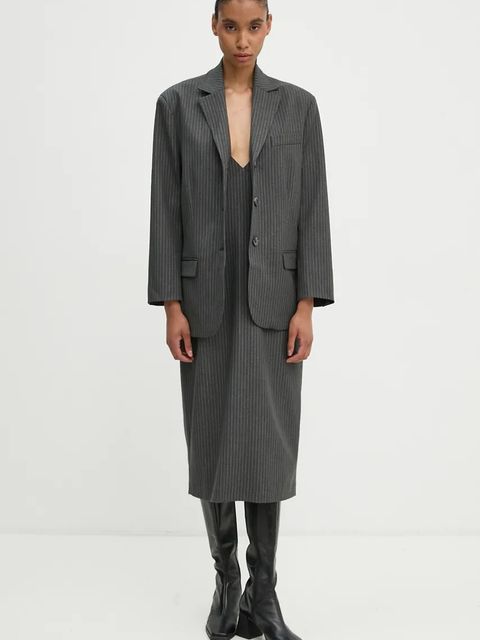 2NDDAY marynarka Harry kolor szary jednorzędowa wzorzysta 2245115170